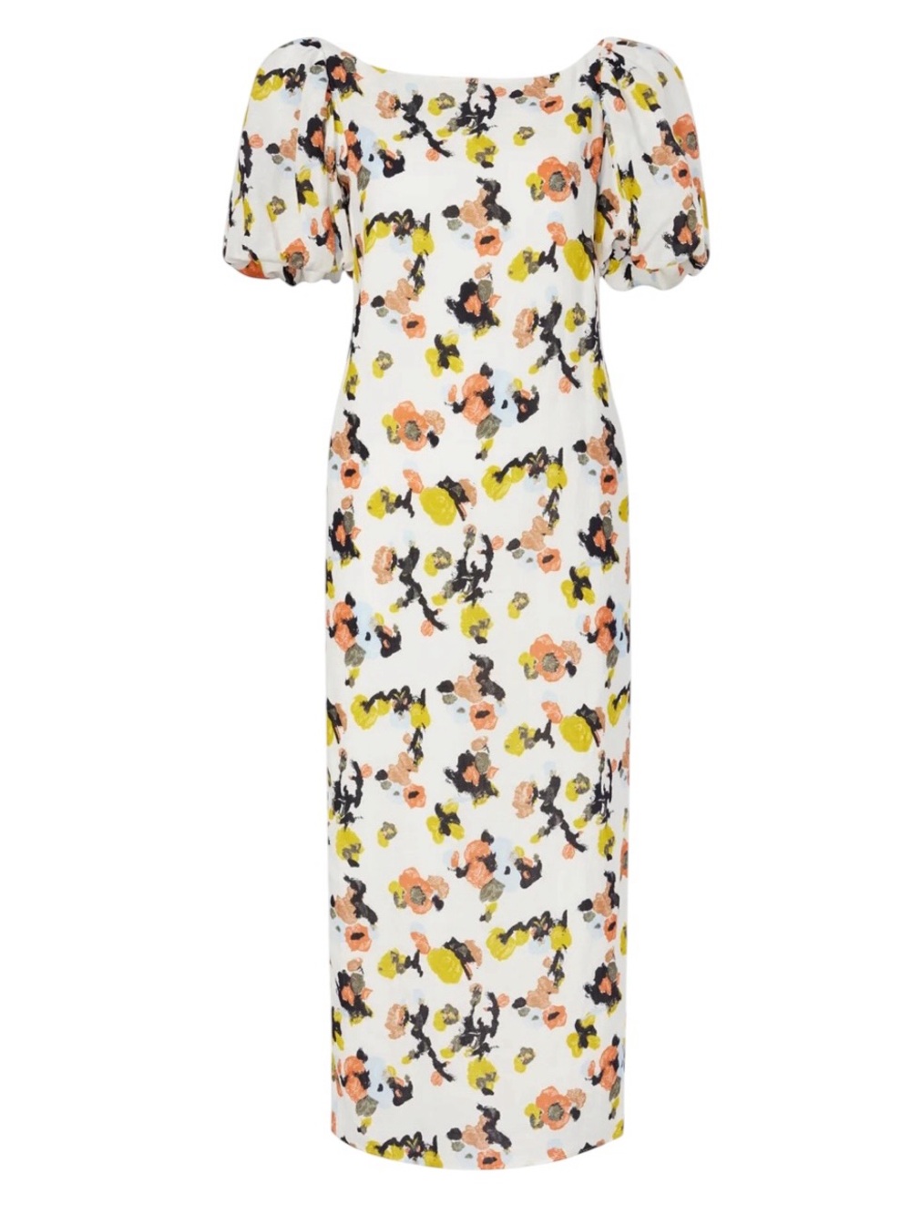 M.M. Lafleur The Gali Dress Meadow Print Linen Size Medium